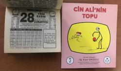28 Kasım 1998 orijinal Türkiye gazetesi takvim yaprağı (Cin Ali kitabı hediyeli :)