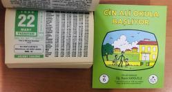 22 Mart 1999 hediyelik orijinal Hicret takvim yaprağı (Cin Ali kitabı hediyeli:)