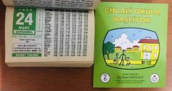 24 Mart 1999 hediyelik orijinal Hicret takvim yaprağı (Cin Ali kitabı hediyeli:)