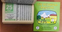 25 Mart 1999 hediyelik orijinal Hicret takvim yaprağı (Cin Ali kitabı hediyeli:)