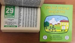 29 Mart 1999 hediyelik orijinal Hicret takvim yaprağı (Cin Ali kitabı hediyeli:)
