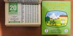 20 Şubat 1999 hediyelik orijinal Hicret takvim yaprağı (Cin Ali kitabı hediyeli:)