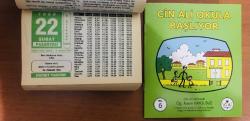 22 Şubat 1999 hediyelik orijinal Hicret takvim yaprağı (Cin Ali kitabı hediyeli:)