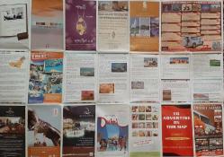 ARAP YARIM ADALARINDAKİ ÜNLÜ ŞEHİR VE BÖLGELERİN HARİTASI