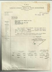 1961 T.K.İ.MAHDUT MES'ULİYETLİ KÖMÜR SATIŞ VE TEVZİİ MÜESSESESİ...