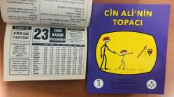 23 Kasım 2000 hediyelik orijinal Erkam takvim yaprağı (Cin Ali kitabı hediyeli:)