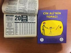 20 Şubat 2000 hediyelik orijinal Erkam takvim yaprağı (Cin Ali kitabı hediyeli:)