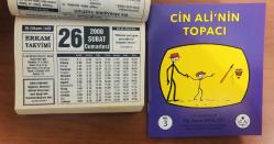 26 Şubat 2000 hediyelik orijinal Erkam takvim yaprağı (Cin Ali kitabı hediyeli:)