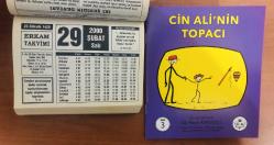 29 Şubat 2000 hediyelik orijinal Erkam takvim yaprağı (Cin Ali kitabı hediyeli:)