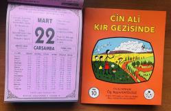 22 Mart 2000 hediyelik orijinal Bilgi takvim yaprağı (Cin Ali kitabı hediyeli:)