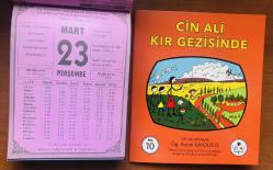23 Mart 2000 hediyelik orijinal Bilgi takvim yaprağı (Cin Ali kitabı hediyeli:)