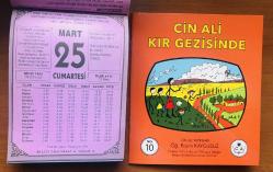 25 Mart 2000 hediyelik orijinal Bilgi takvim yaprağı (Cin Ali kitabı hediyeli:)