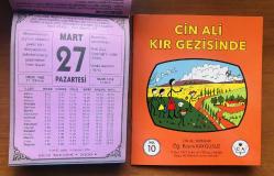 27 Mart 2000 hediyelik orijinal Bilgi takvim yaprağı (Cin Ali kitabı hediyeli:)
