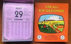 29 Mart 2000 hediyelik orijinal Bilgi takvim yaprağı (Cin Ali kitabı hediyeli:)