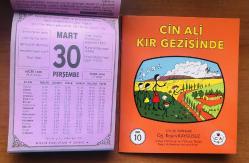 30 Mart 2000 hediyelik orijinal Bilgi takvim yaprağı (Cin Ali kitabı hediyeli:)