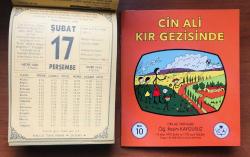 17 Şubat 2000 hediyelik orijinal Bilgi takvim yaprağı (Cin Ali kitabı hediyeli:)