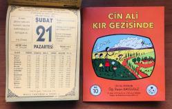 21 Şubat 2000 hediyelik orijinal Bilgi takvim yaprağı (Cin Ali kitabı hediyeli:)