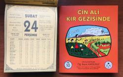 24 Şubat 2000 hediyelik orijinal Bilgi takvim yaprağı (Cin Ali kitabı hediyeli:)