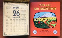 26 Şubat 2000 hediyelik orijinal Bilgi takvim yaprağı (Cin Ali kitabı hediyeli:)