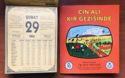 29 Şubat 2000 hediyelik orijinal Bilgi takvim yaprağı (Cin Ali kitabı hediyeli:)