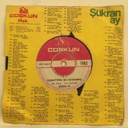 Şükran Ay - Kısmetimiz bu kadarmış / Esrarengiz / 45'lik plak