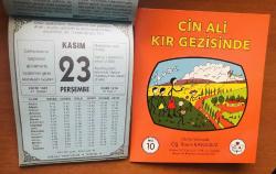 23 Kasım 2000 hediyelik orijinal Bilgi takvim yaprağı (Cin Ali kitabı hediyeli:)