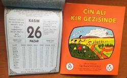 26 Kasım 2000 hediyelik orijinal Bilgi takvim yaprağı (Cin Ali kitabı hediyeli:)
