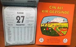 27 Kasım 2000 hediyelik orijinal Bilgi takvim yaprağı (Cin Ali kitabı hediyeli:)