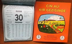 30 Kasım 2000 hediyelik orijinal Bilgi takvim yaprağı (Cin Ali kitabı hediyeli:)