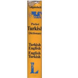 Langenscheidt's Pocket Turkish Dictionary - Turkish-English - English-Turkish - Resuhi Akdikmen (2.El)
