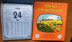 24 Ekim 2000 hediyelik orijinal Bilgi takvim yaprağı (Cin Ali kitabı hediyeli:)