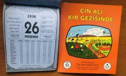 26 Ekim 2000 hediyelik orijinal Bilgi takvim yaprağı (Cin Ali kitabı hediyeli:)