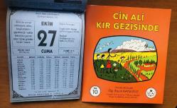 27 Ekim 2000 hediyelik orijinal Bilgi takvim yaprağı (Cin Ali kitabı hediyeli:)