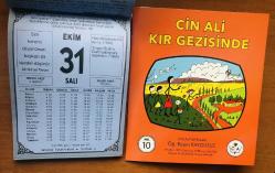 31 Ekim 2000 hediyelik orijinal Bilgi takvim yaprağı (Cin Ali kitabı hediyeli:)