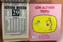 29 Şubat 2000 hediyelik orijinal İmam Hatip takvim yaprağı (Cin Ali kitabı hediyeli:)