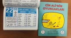 22 Şubat 2000 hediyelik orijinal Diyanet takvim yaprağı (Cin Ali kitabı hediyeli:)