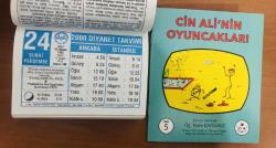 24 Şubat 2000 hediyelik orijinal Diyanet takvim yaprağı (Cin Ali kitabı hediyeli:)