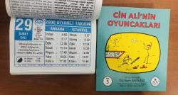 29 Şubat 2000 hediyelik orijinal Diyanet takvim yaprağı (Cin Ali kitabı hediyeli:)