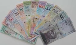 2017 VENEZUELLA 2-5-10-20-50-50-100-100-200-500-500-1000 BOLİVARES ORİJİNAL PARA SETİ 12 ADET ÇİLL