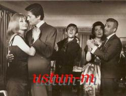 SIKI DUR GELİYORUM FİLMİNDEN / CÜNEYT ARKIN VE SADRİ ALIŞIK FOTOĞRAFI...