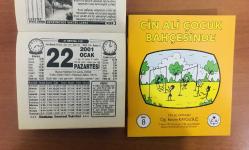 22 Ocak 2001 hediyelik orijinal Türkiye gazetesi takvim yaprağı (Cin Ali kitabı hediyeli:)