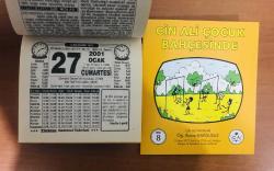 27 Ocak 2001 hediyelik orijinal Türkiye gazetesi takvim yaprağı (Cin Ali kitabı hediyeli:)