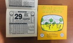 29 Ocak 2001 hediyelik orijinal Türkiye gazetesi takvim yaprağı (Cin Ali kitabı hediyeli:)