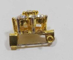 BR3----TAŞLI KÜÇÜK BOY BROŞ