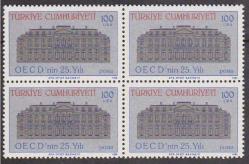 DBL.561 1986 OECD'NİN 25.YILI 4'LÜ MNH