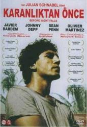 KARANLIKTAN ÖNCE/BEFORE NIGHT FALLS/JOHNNY DEEP/SEAN PENN DVD AMBALAJINDA