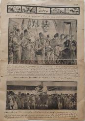 OSMANLI ERKANI HARBİYE UMUMİYE REİSİ FEVZİ PAŞA MANŞETLİ ORİJİNAL DERGİSİ EN ÖNEMLİSİ ÇOK NADİRİ