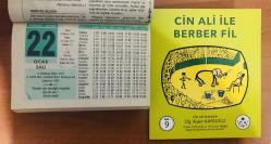 22 Ocak 2002 hediyelik orijinal Semerkand takvim yaprağı (Cin Ali kitabı hediyeli:)