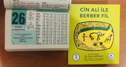 26 Ocak 2002 hediyelik orijinal Semerkand takvim yaprağı (Cin Ali kitabı hediyeli:)