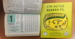 1 Haziran 2002 hediyelik orijinal Semerkand takvim yaprağı (Cin Ali kitabı hediyeli:)
